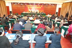 11月23日，由江苏省图书馆学会和南京图书馆主办、金湖县文广新局和金湖图书馆承办的江苏省第十三届县（市）区图书馆馆长理论研讨会在金湖图书馆召开。我省市、县（市）区图书馆馆长、书记和图书馆工作者100多人参加了会议。